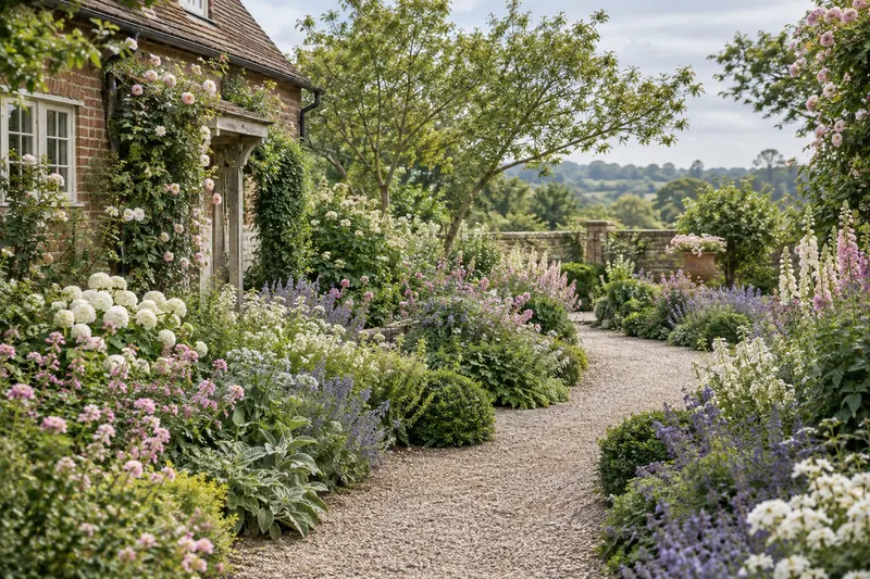 Give a cottage garden a clear framework
