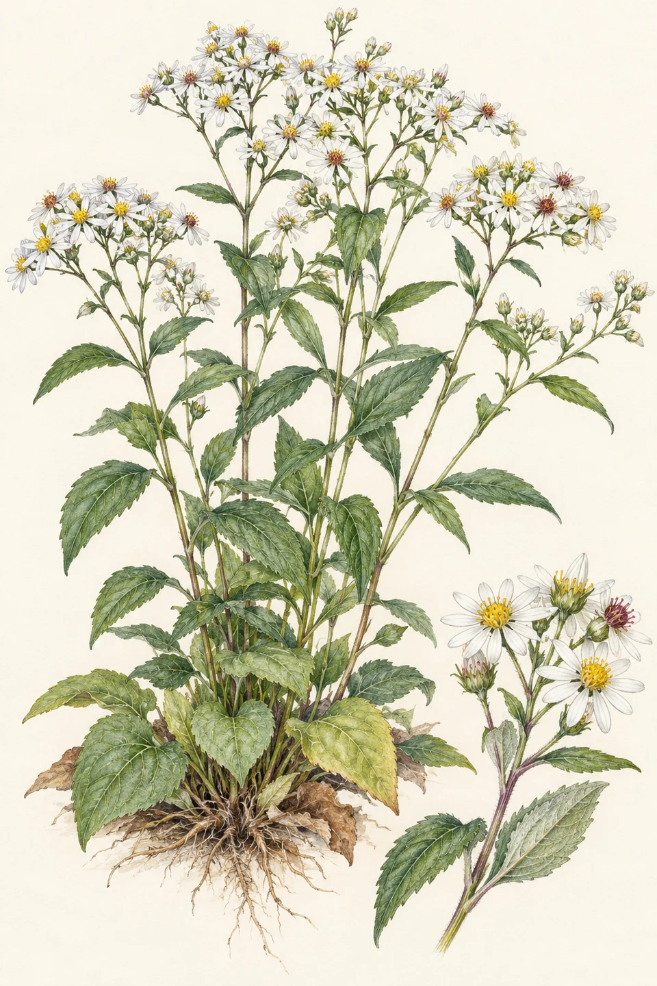 Eurybia divaricata — Illustration of white wood aster: a representative form, with cultivar and growing conditions still to check.