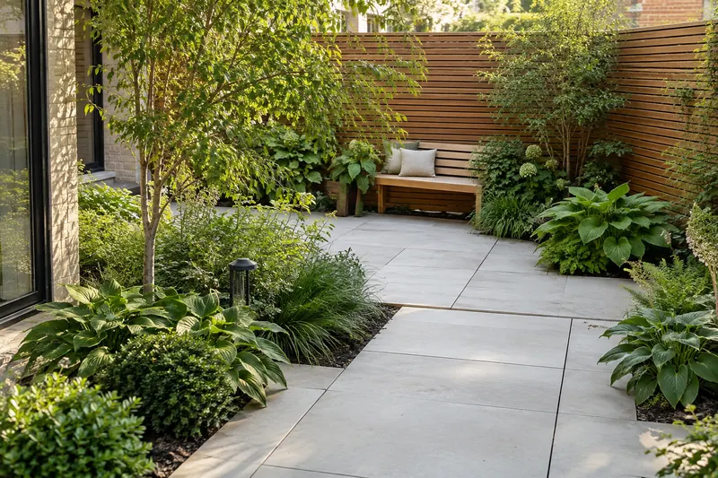 Make a modern garden feel calm, not empty