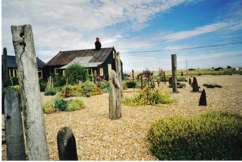 Derek Jarman’s garden at Dungeness.